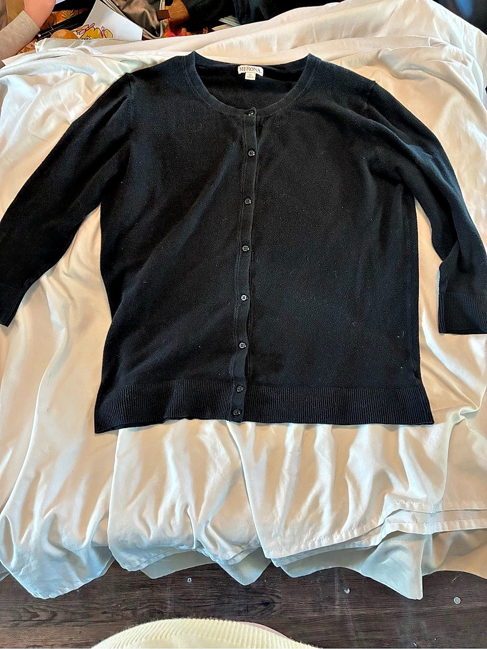 Merona Cardigan in Black Size XL Like New